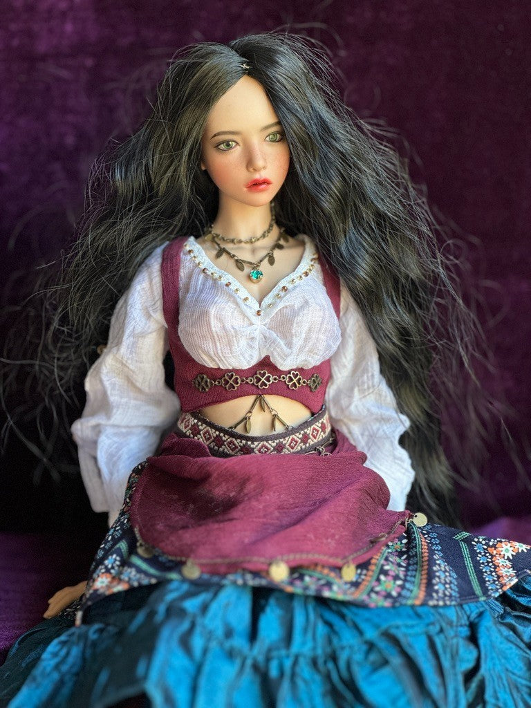 Iple House 18” Female Soo BJD 1/4 Resin Fashion Doll Face-Up Wig Dressed Box COA