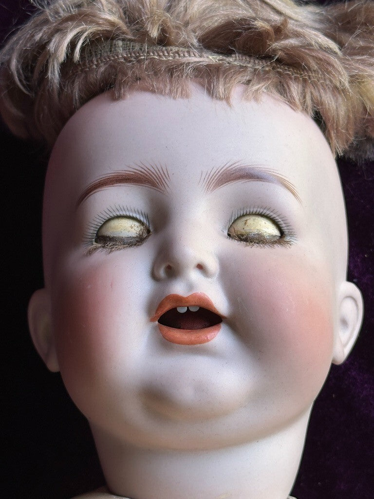 Antique German 24" Simon & Halbig Kammer & Reinhardt 126 Bisque Head Baby Doll