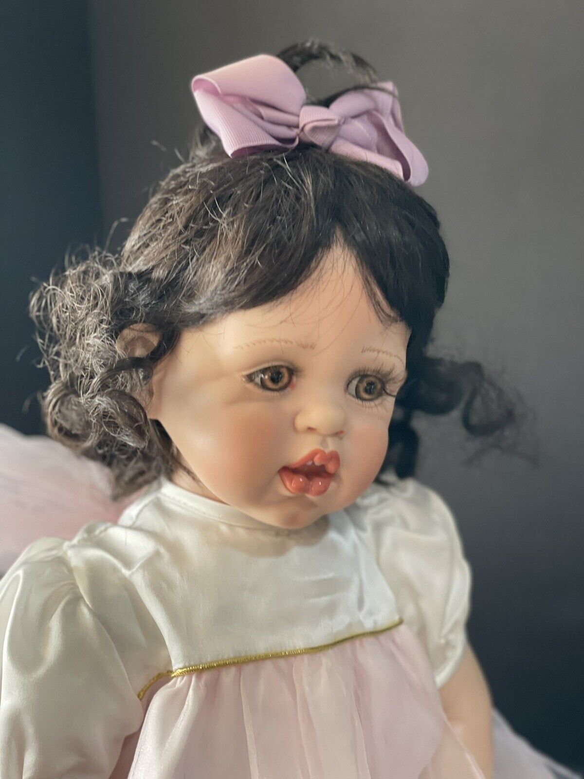 Collectible Vinyl 25” Doll “Cherish” by Fayzah Spanos 1996 LE 1000