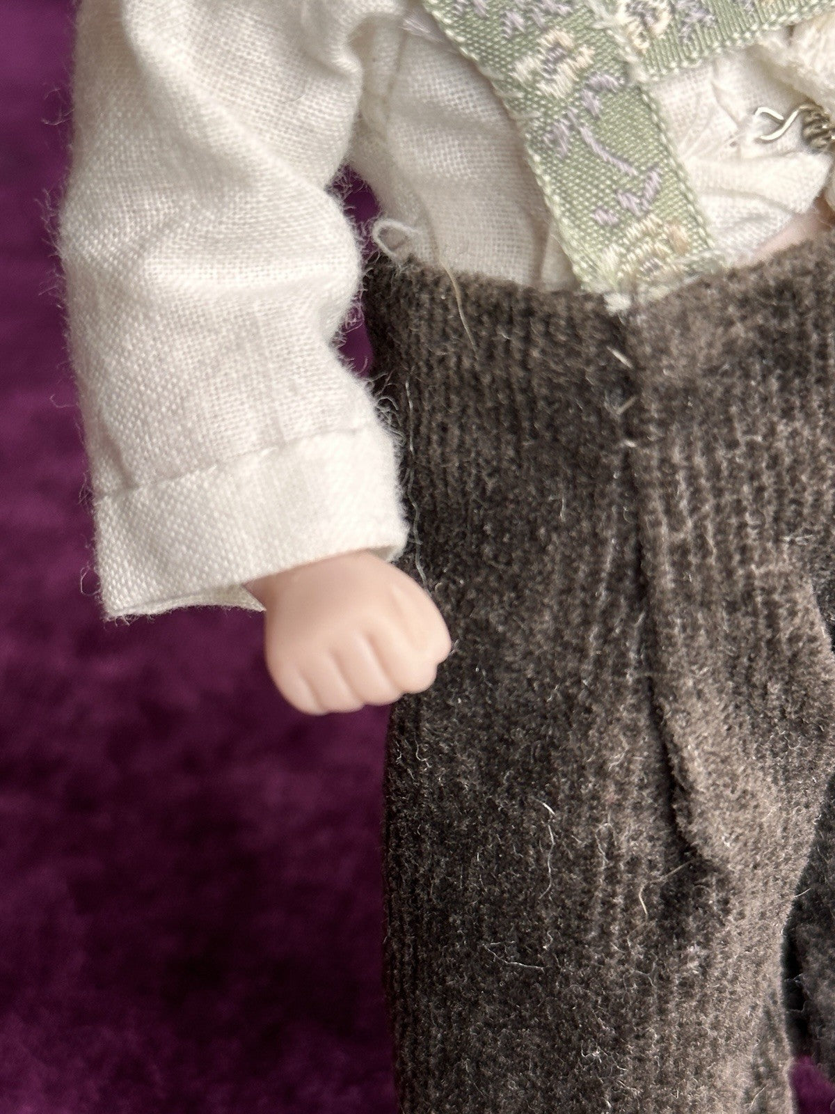 All Porcelain 6.75” Reproduction of Antique German Armand Marseille 320 Doll
