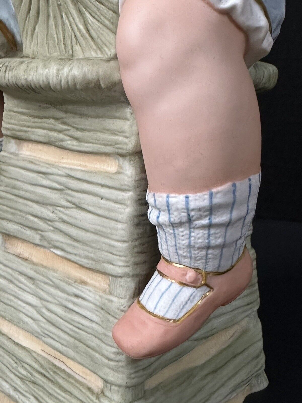 Rare Grand Size 16” Antique German Gebrüder Heubach Bisque Smoking Boy Figurine