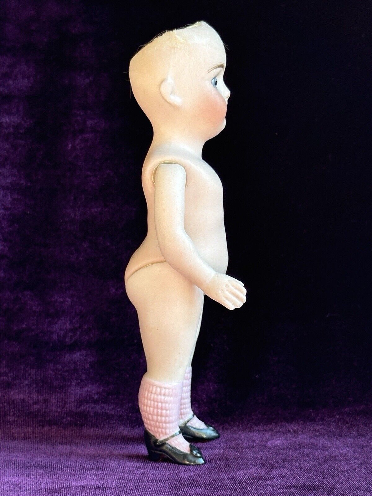 Antique German 6.25” Kestner 30 All Bisque Mignonette Doll