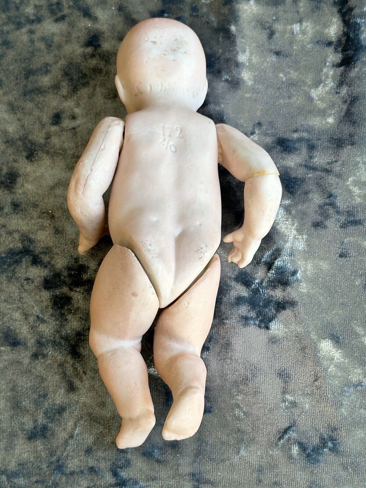 Unidentified All Bisque Antique German Marked 172 Kammer Reinhardt (?) Baby Doll