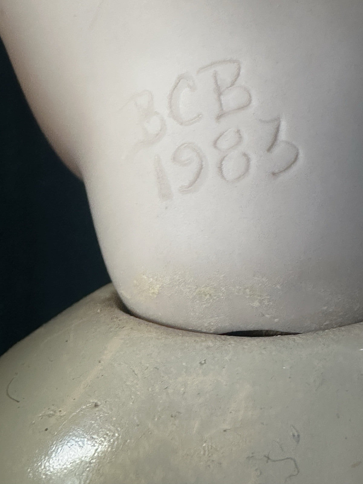 Artist Reproduction of Antique French 14” Doll Porcelain Head Seeley Body