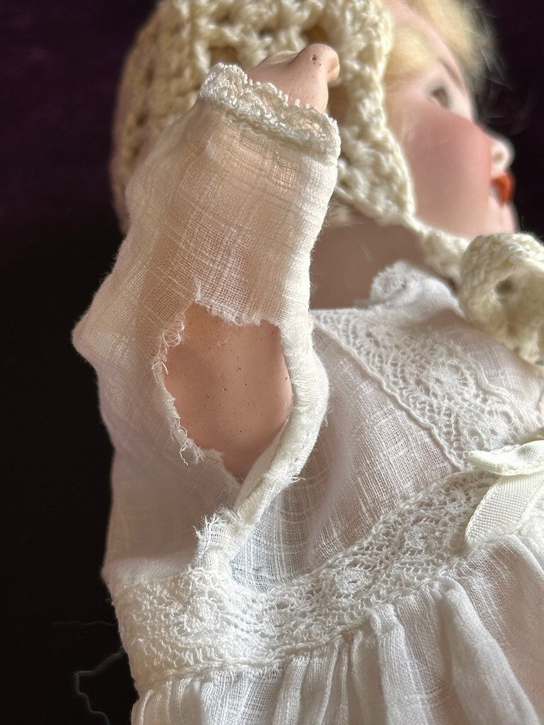 Antique German 8” Alt Beck Gottschalk Bisque Head 1361 Bisque Head Baby Doll
