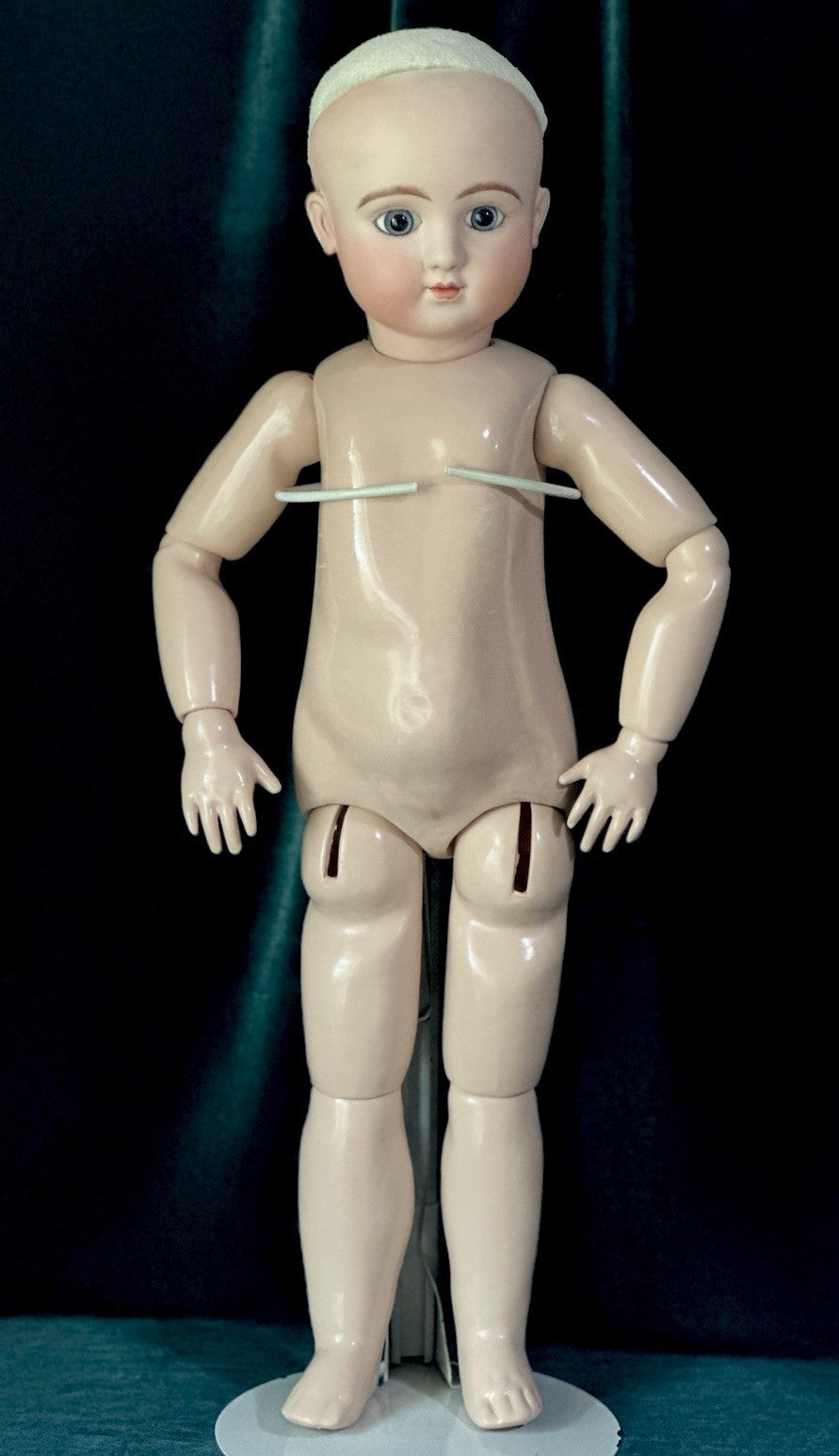 Vintage Artist Reproduction of Antique French Steiner C. 26” Doll Porcelain Head