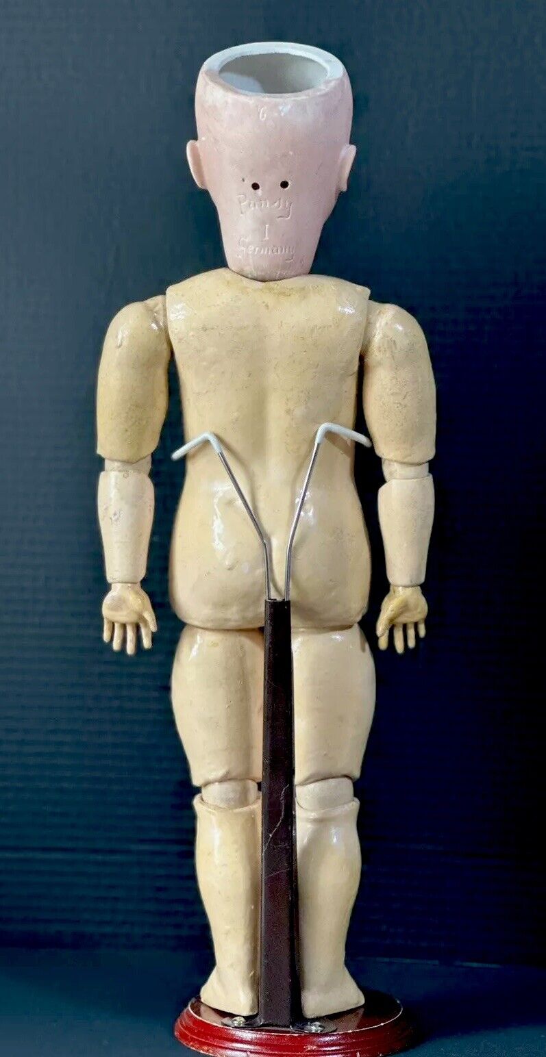 Antique German 22” Doll Pansy I Bisque Head Composition Body