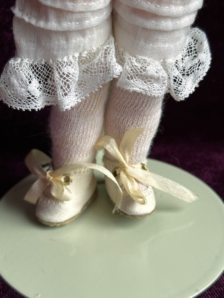 Antique German Miniature 8" Simon Halbig Bisque Head Square Teeth Doll