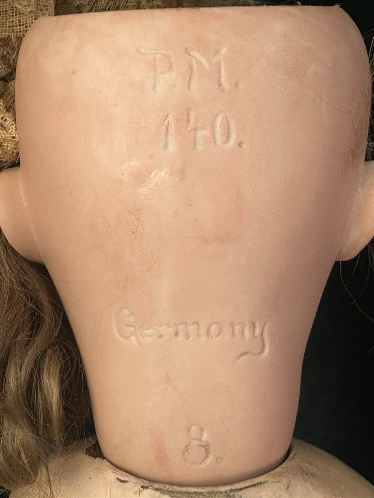 Antique German Mengersgereuth Porzellanfabrik Bisque Head 20” Doll