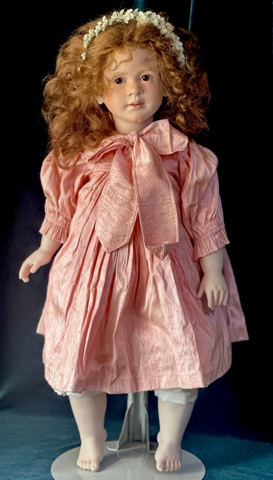 Collectible Artist 22” Porcelain Doll “Pauline” by Ruth Treffeisen LE 100 COA