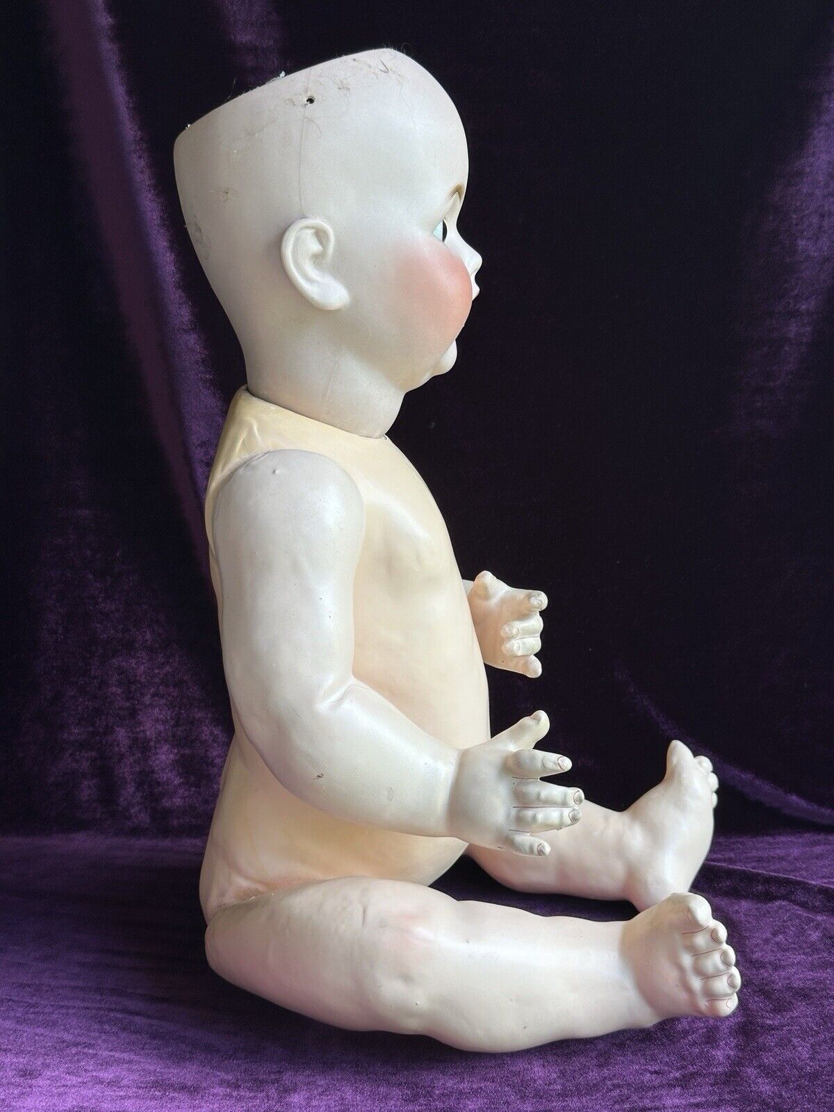Large Antique German 23” Kestner JDK 257 Character Baby Doll