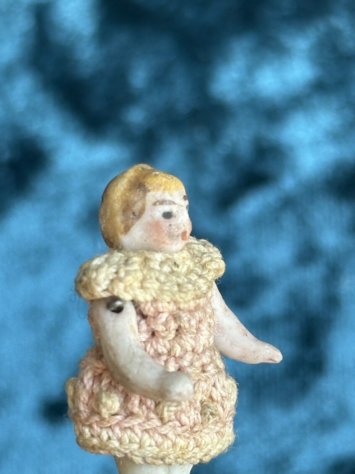 Antique German Hertwig Carl Horn Hansel Gretel Miniature Character Bisque Dolls