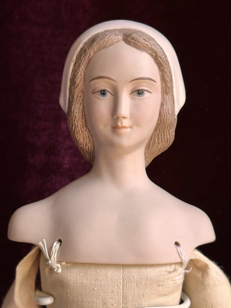 Vintage Porcelain 16" UFDC Artist Diana Crosby Ye Boston Maid Cloth Doll