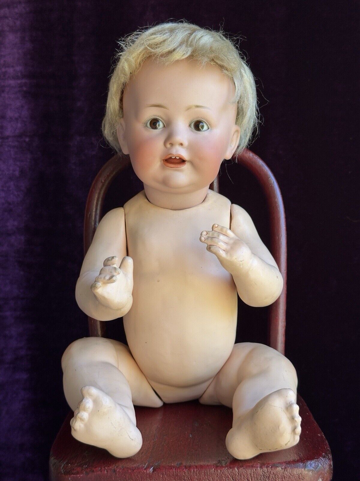 Antique German 15" JDK Kestner 247 Bisque Character “Baby Jean” Doll