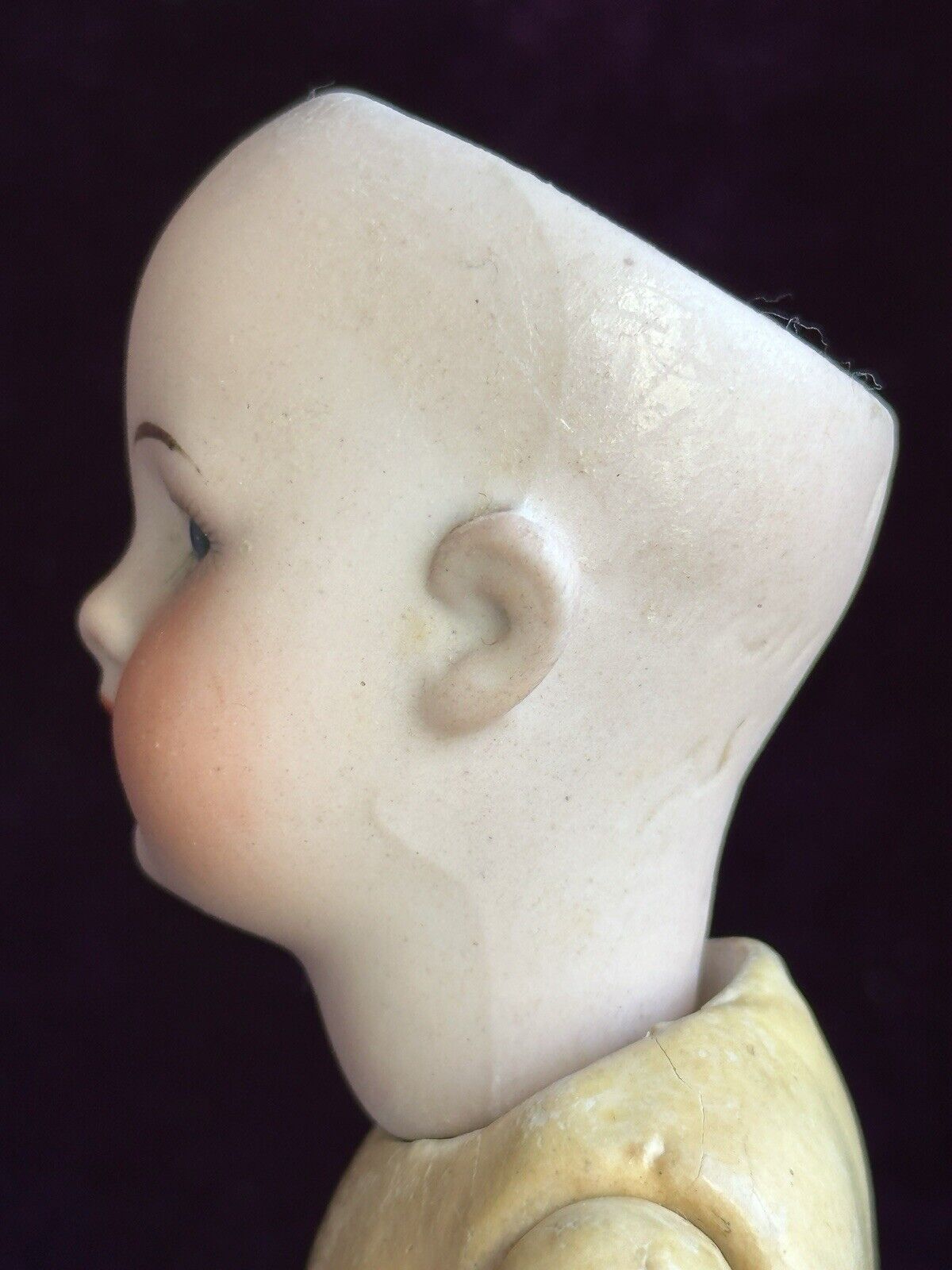 Antique German 8.75” Simon Halbig 1078 Bisque Head Flapper Body Doll