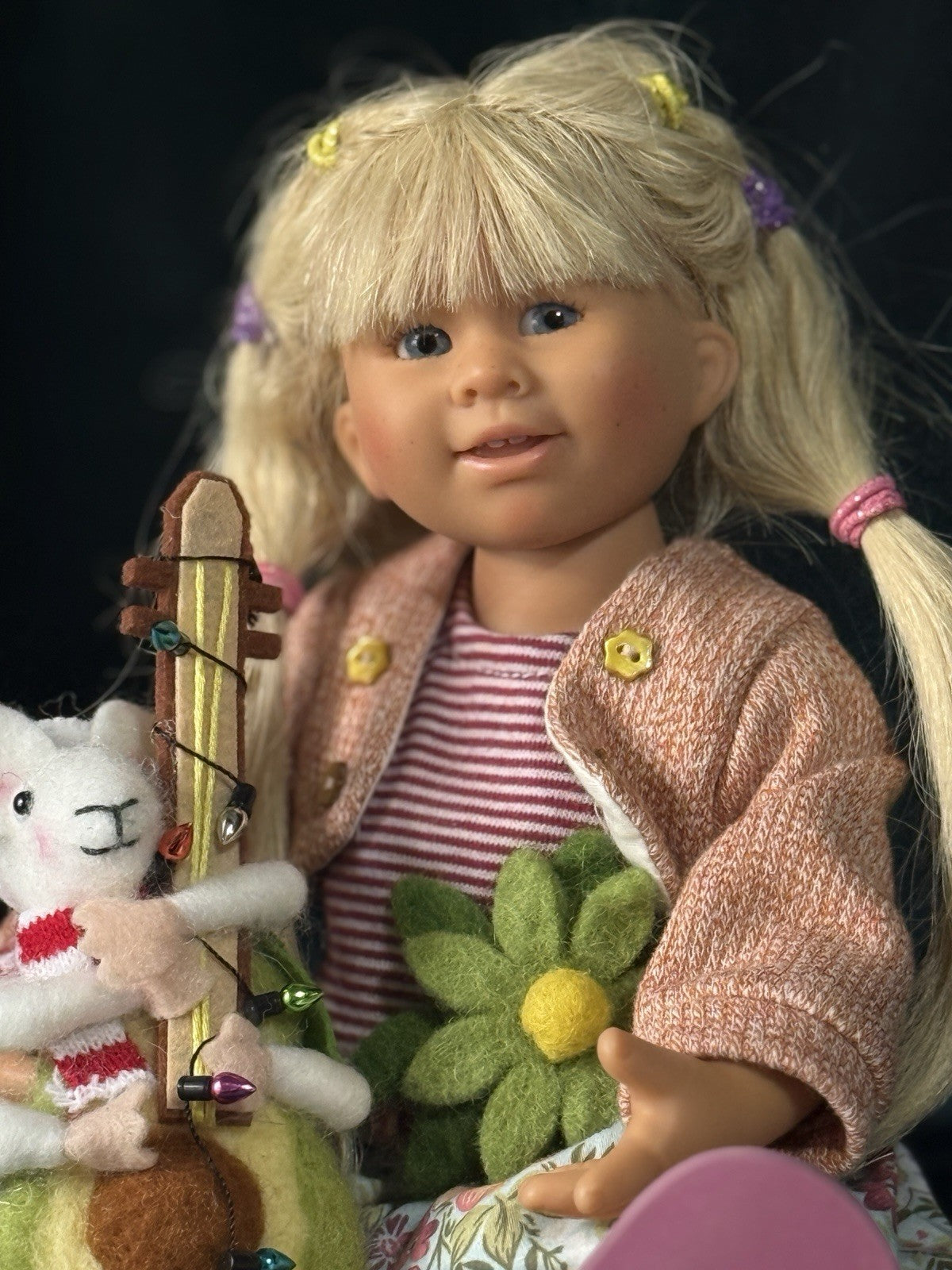 Collectible Artist Wichtel Muller 12” Vinyl Doll “Rosi”