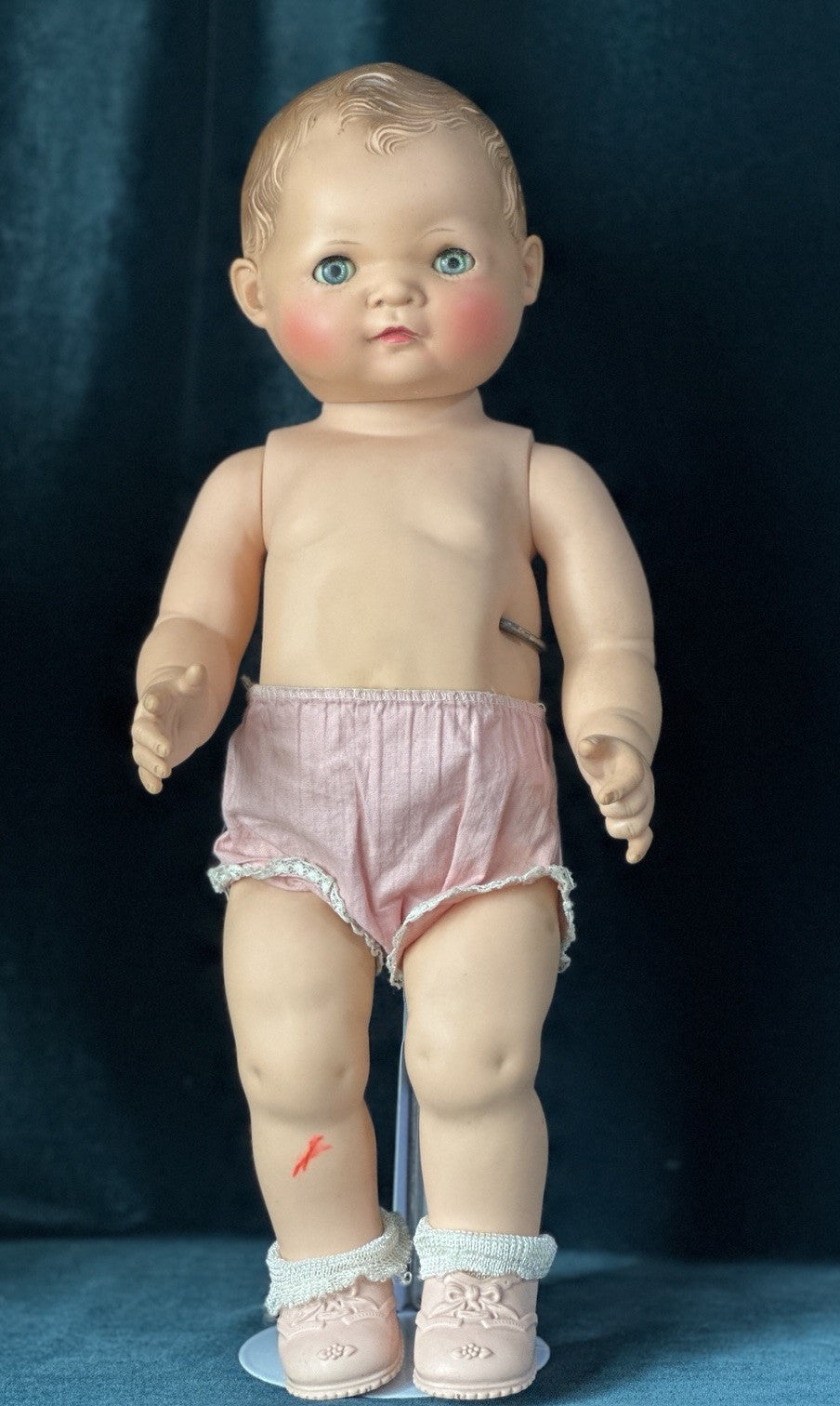 Vintage 1950’s American Character Toodles 16” Vinyl Doll Molded Hair