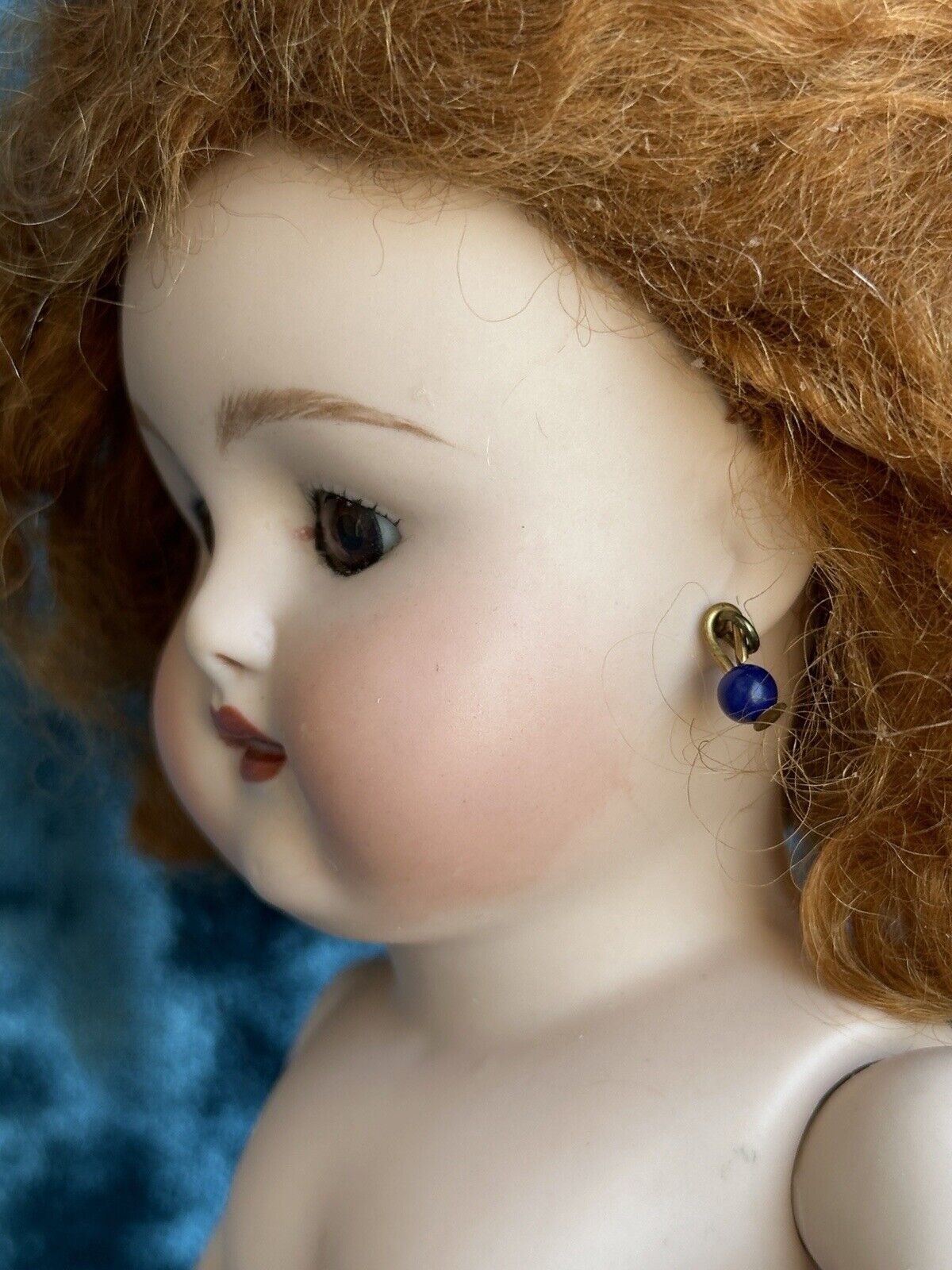 All Porcelain 9.5” Reproduction of Antique German Kestner Mignonette Doll
