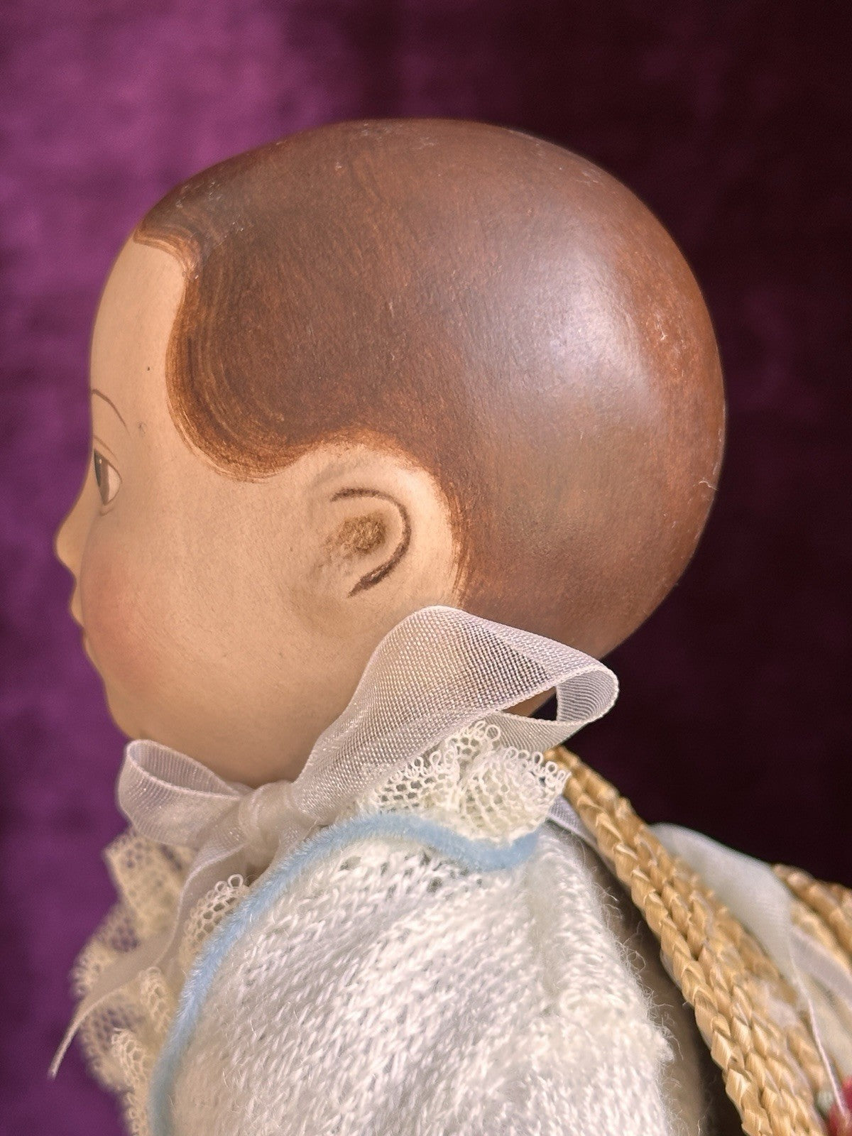 Collectible 10.5” UFDC Artist Gail Wilson Izannah Walker Repro Cloth Doll