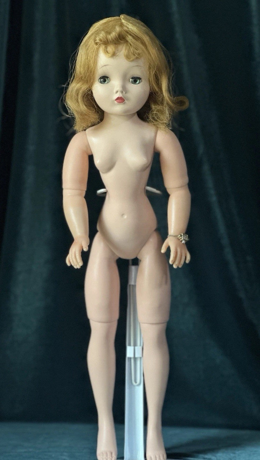 Vintage 1950’s Madame Alexander 20” Cissy Hard Plastic Doll Tagged Dress
