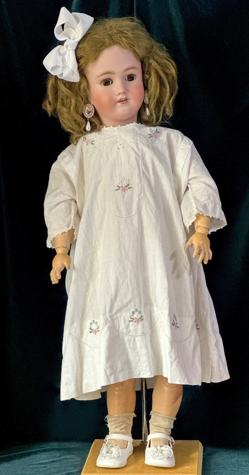 Antique German Simon Halbig Heinrich Handwerck Bisque Head 27” Doll
