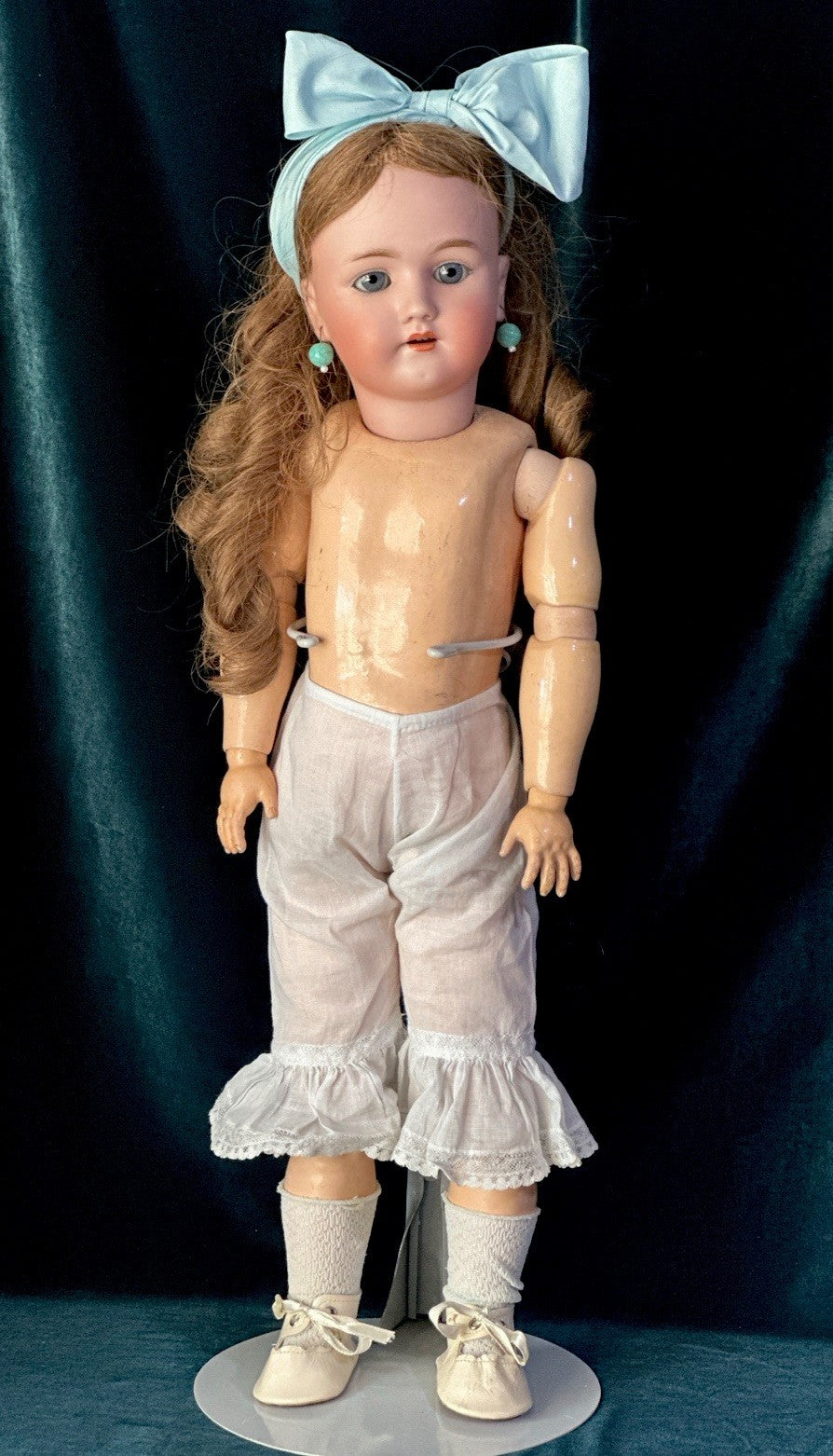 Antique German Simon Halbig Heinrich Handwerck Bisque Head 24” Doll