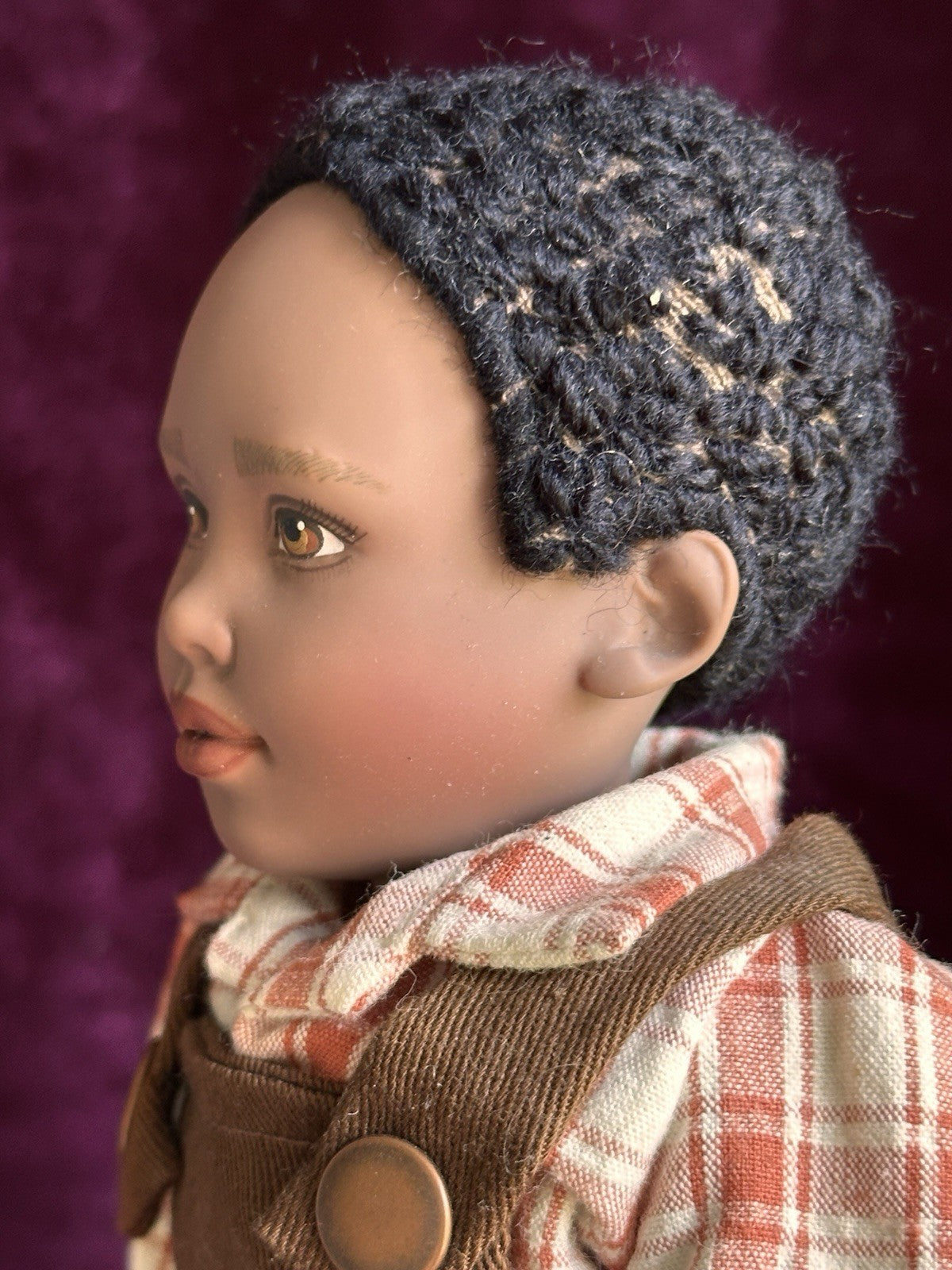 Collectible 12” Vinyl BJD Helen Kish Willy African American Boy Doll