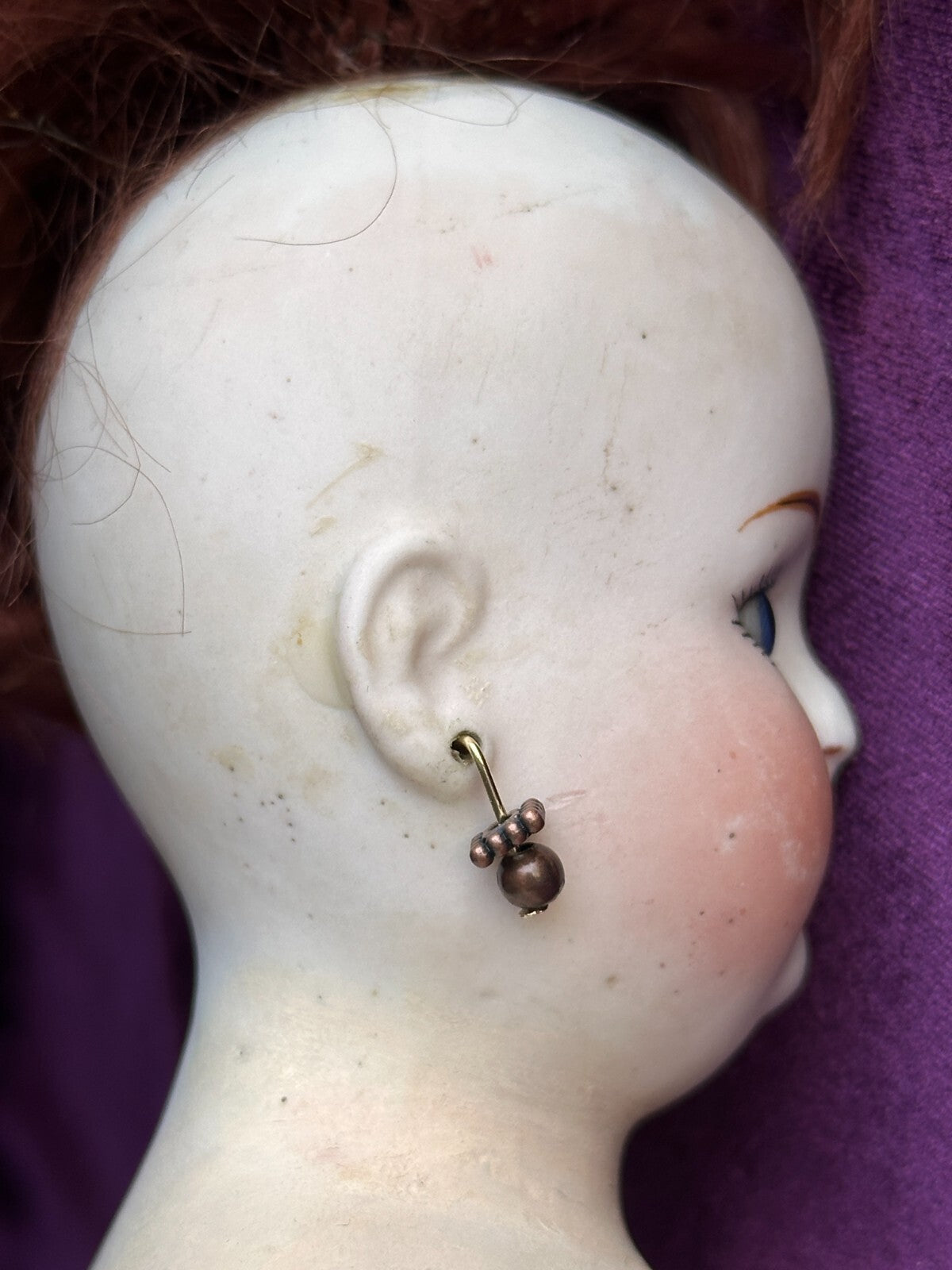 Rare Antique German 18” Belton Solid Domed Bisque Shoulder Head Fashion Doll