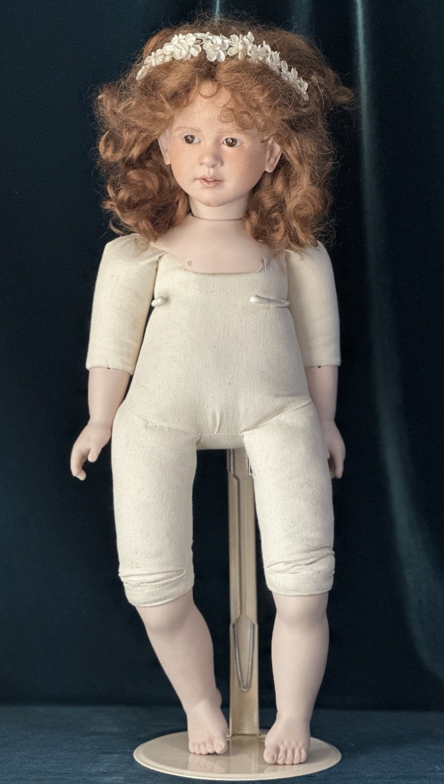 Collectible Artist 22” Porcelain Doll “Pauline” by Ruth Treffeisen LE 100 COA