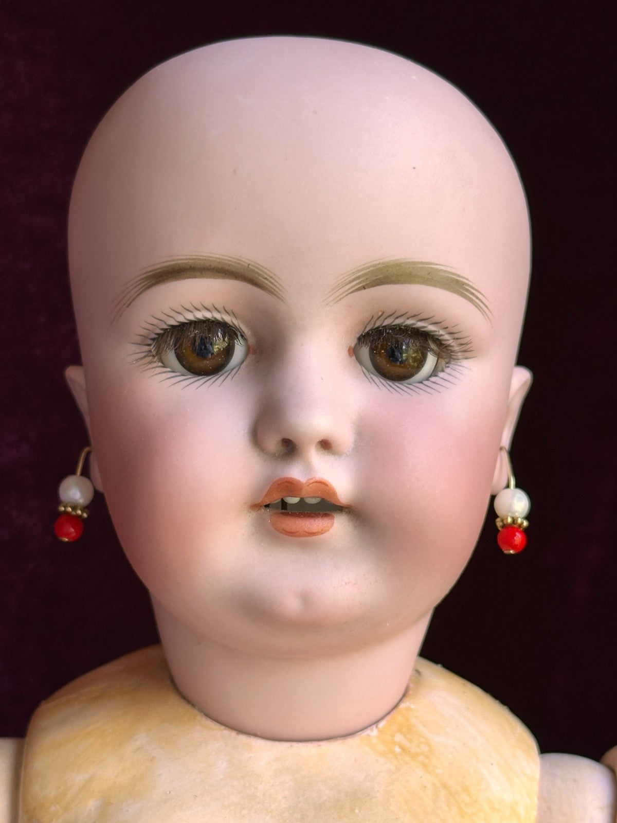 Rare Early Antique German 18” Kestner 189 Bisque Head Doll Composition Body