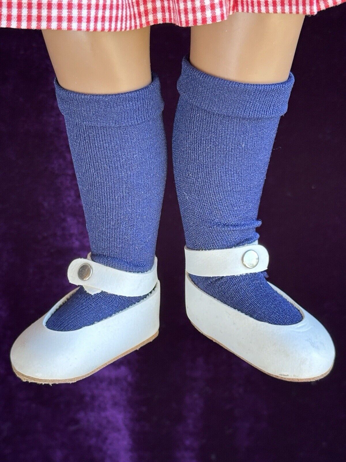 Vinyl Trendon Sasha Blonde Gingham Girl Doll England with Box Winter Outfit