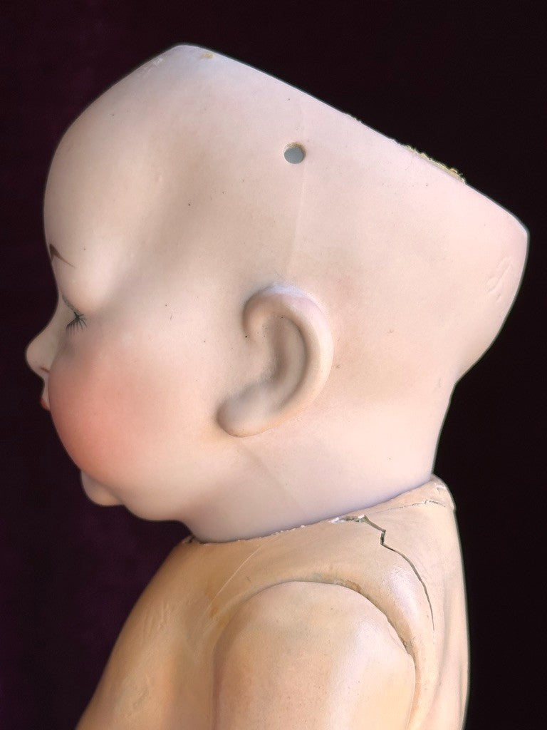 Antique German 12” JDK Kestner 211 Bisque Head Baby Doll Composition Body