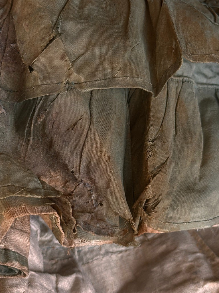 Antique German 18.75” Wax Over Papier Mache Milliner’s Model Molded Bonnet Doll