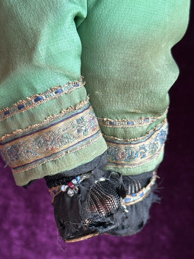 Antique Japanese 12.5” Morimura Brothers Asian Baby Doll with Original Outfit