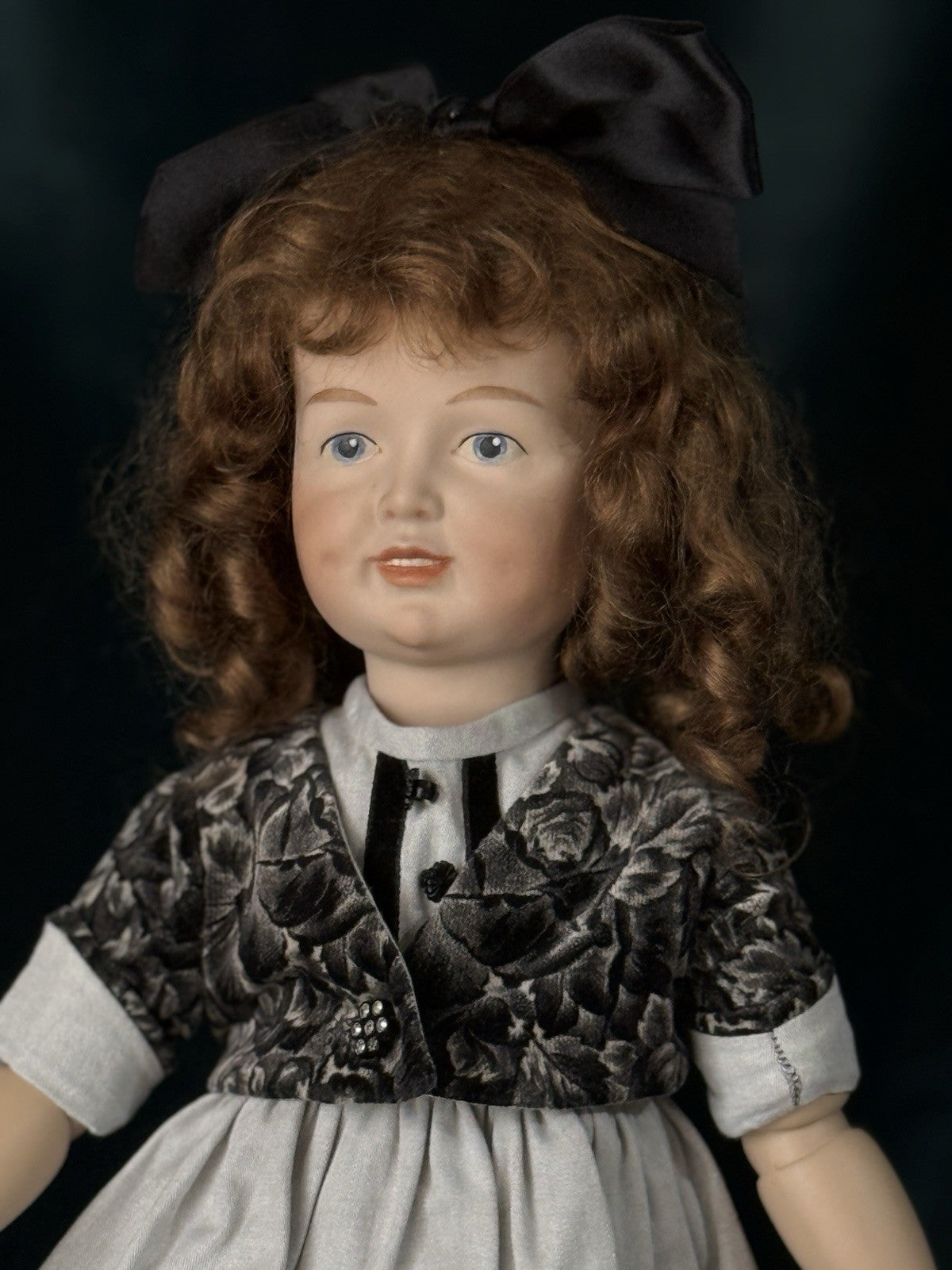 Rare Reproduction of Antique Simon Halbig 151 Smiling Character 15” Doll