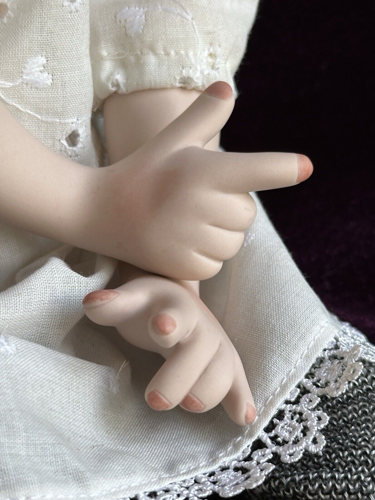 Collectible Porcelain 15” Artist Doll By Sandi McAslan LE 100