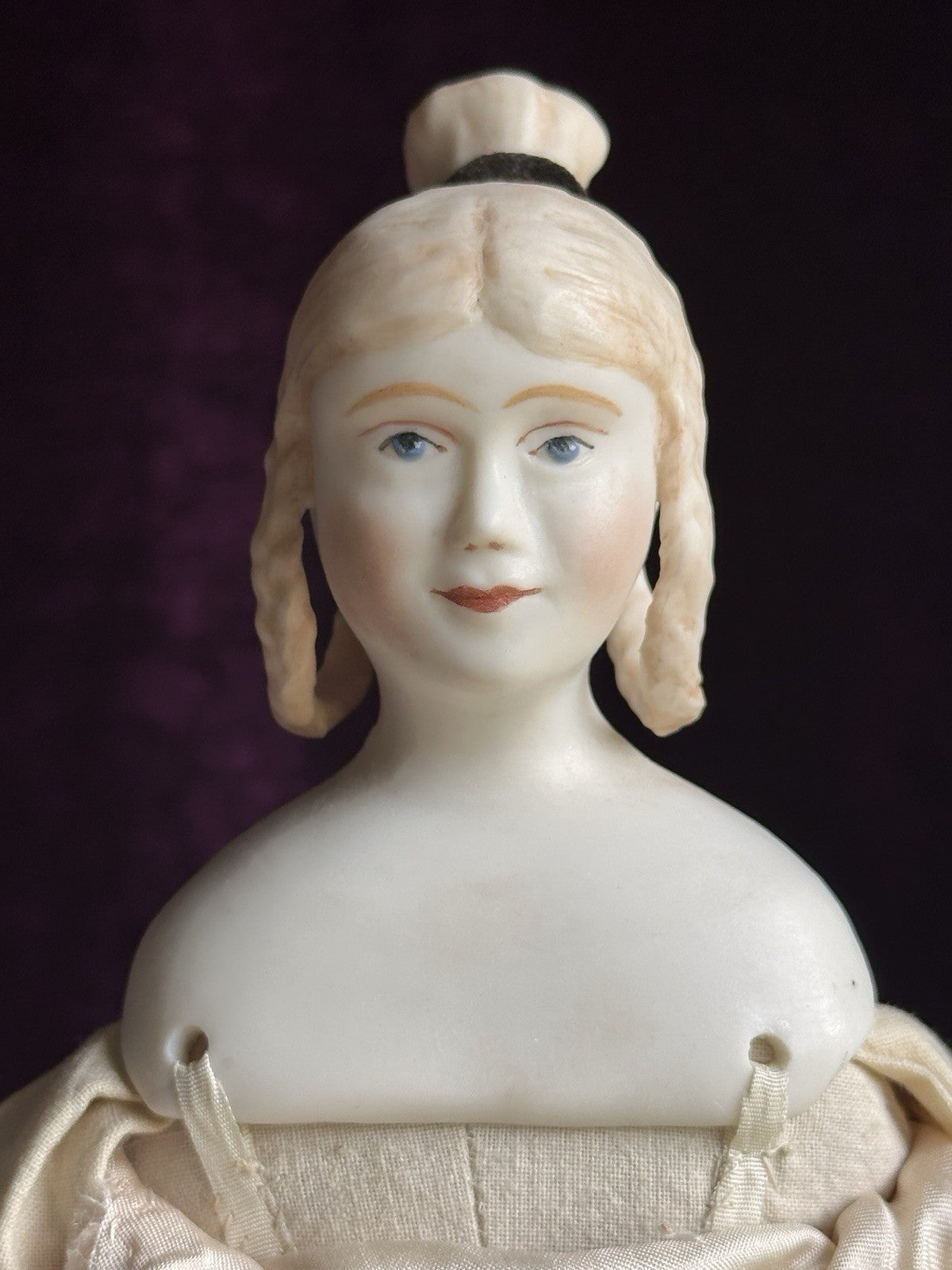 Vintage Porcelain 15” Parian Style Victorian Doll