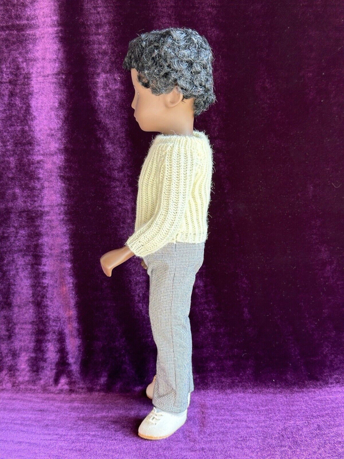 Collectible Vinyl Trendon Sasha Caleb 318 Boy Doll Made In England with Box