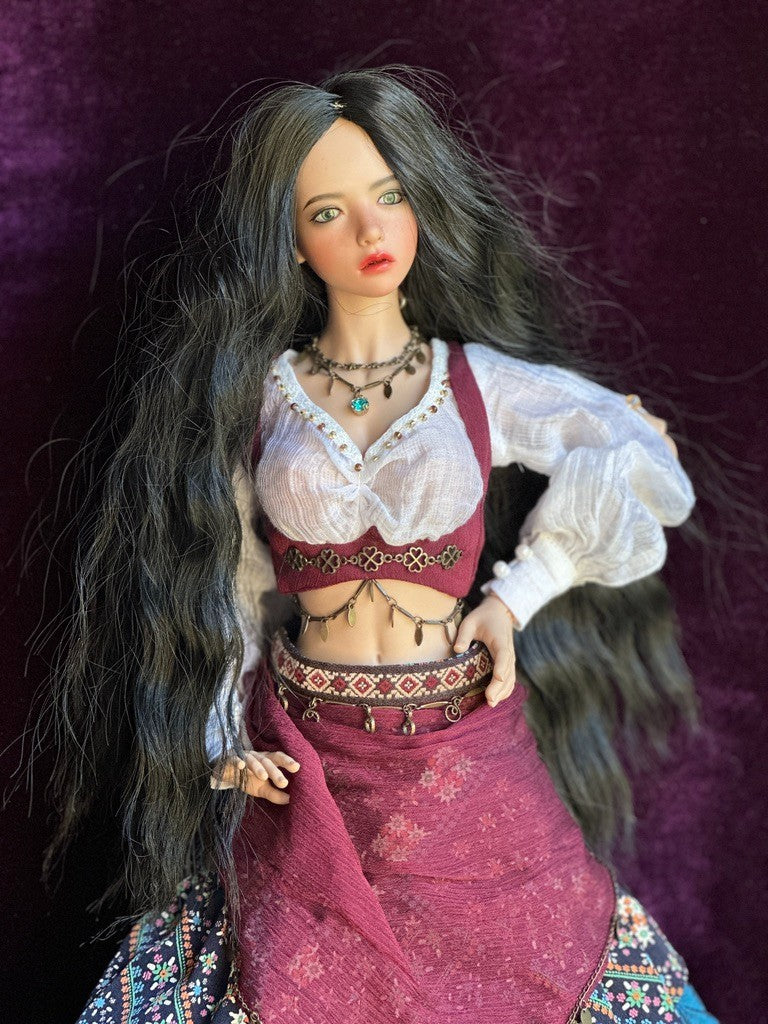 Iple House 18” Female Soo BJD 1/4 Resin Fashion Doll Face-Up Wig Dressed Box COA