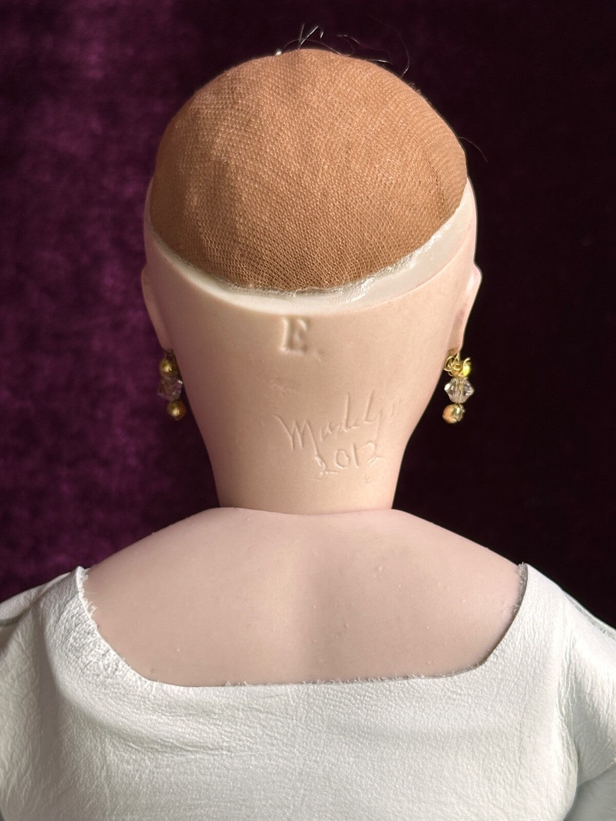 Porcelain 15.25” Reproduction of Antique French Smiling Bru Fashion Doll