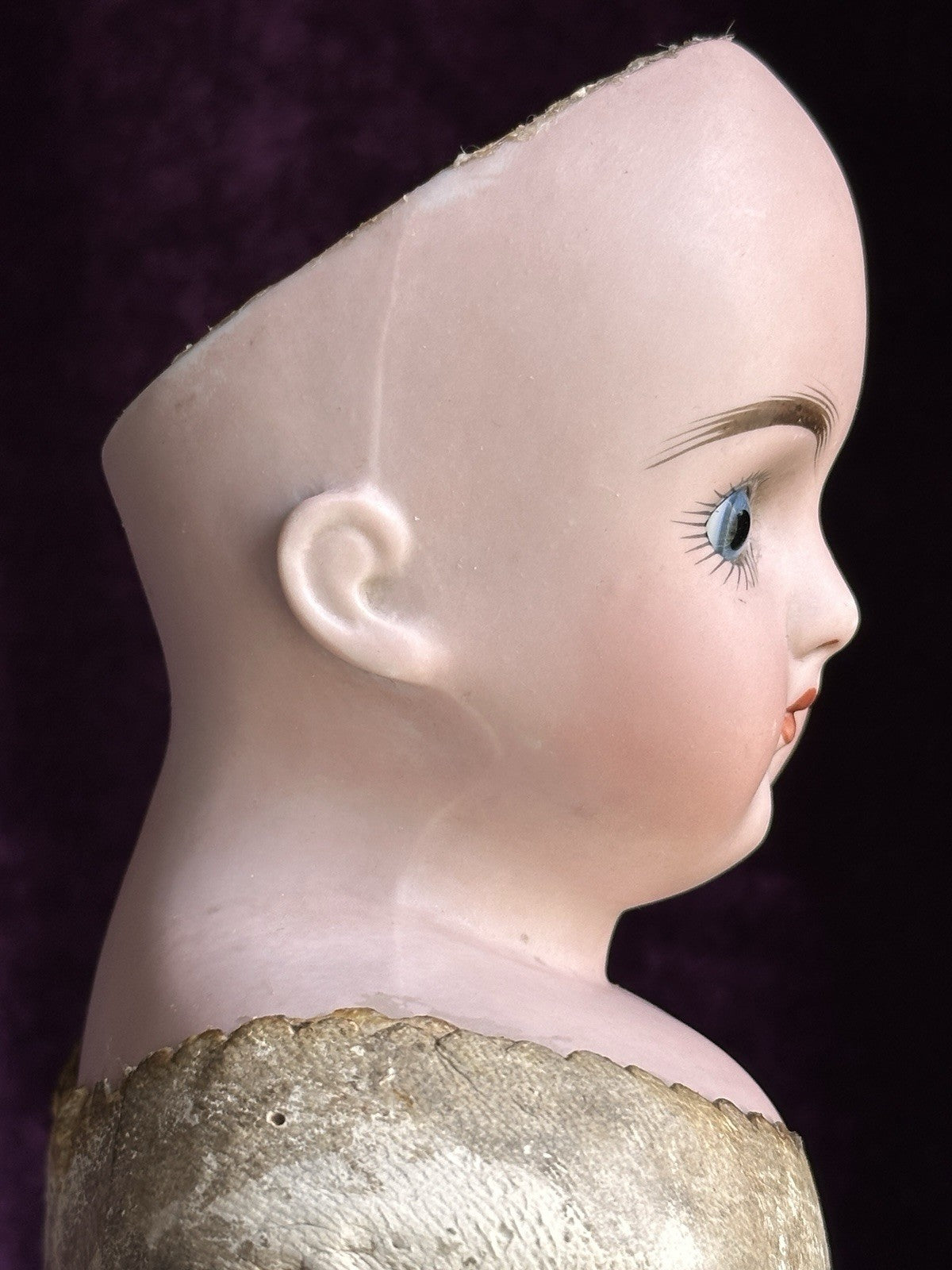 Antique German 21” Kestner Alphabet Series Closed Mouth Bisque Head Doll