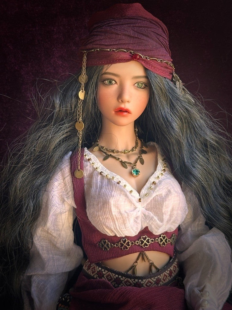 Iple House 18” Female Soo BJD 1/4 Resin Fashion Doll Face-Up Wig Dressed Box COA