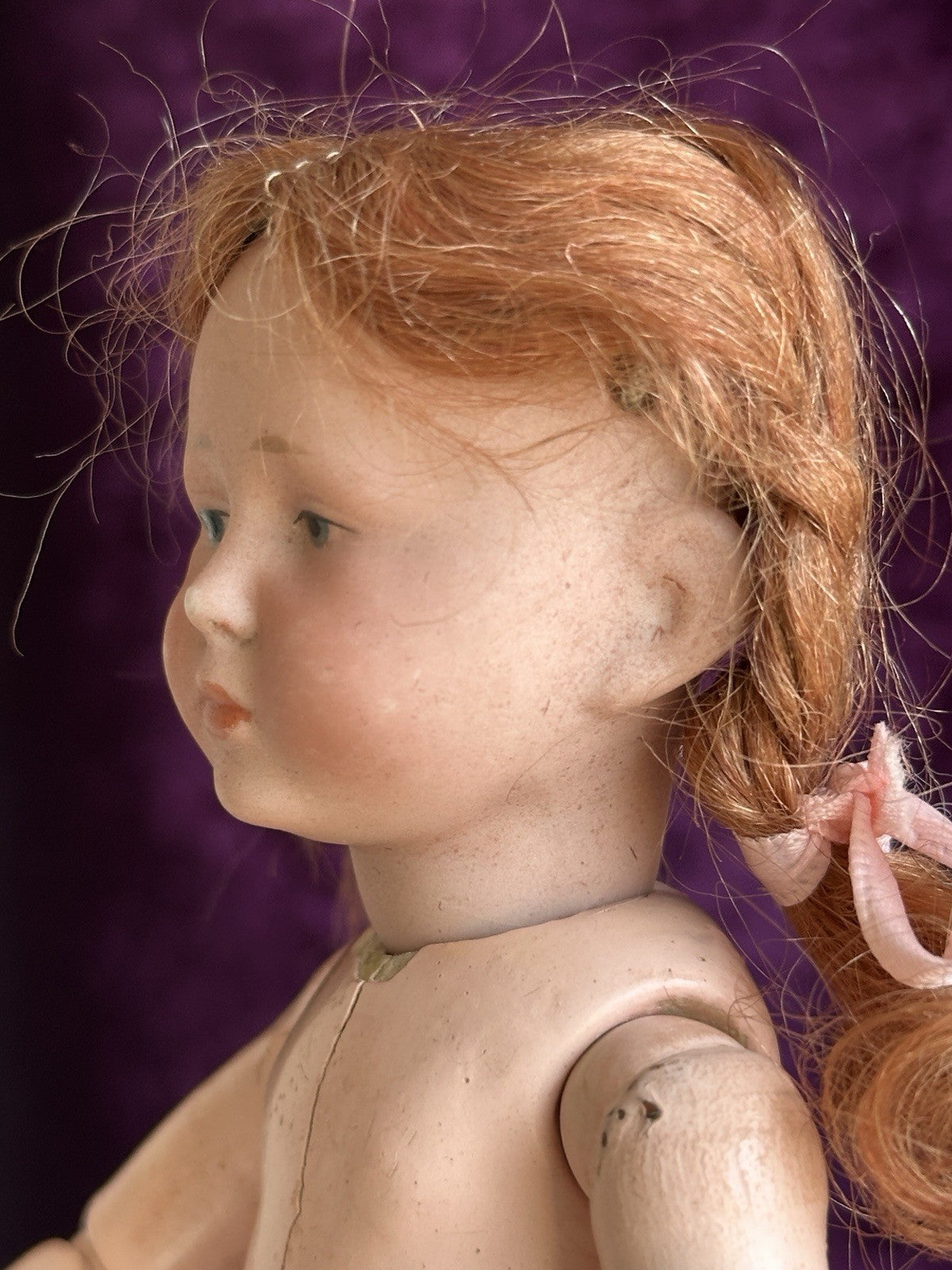 Antique German 7” Kammer Reinhardt 101 Marie Bisque Head Doll