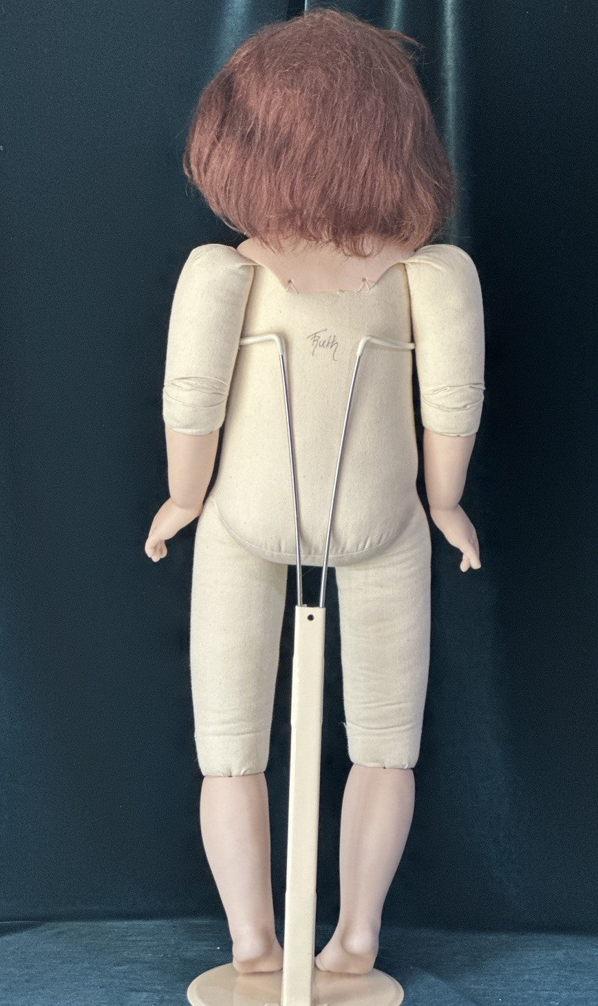 OOAK Collectible Artist 28” Porcelain Doll “Natalie” by Ruth Treffeisen