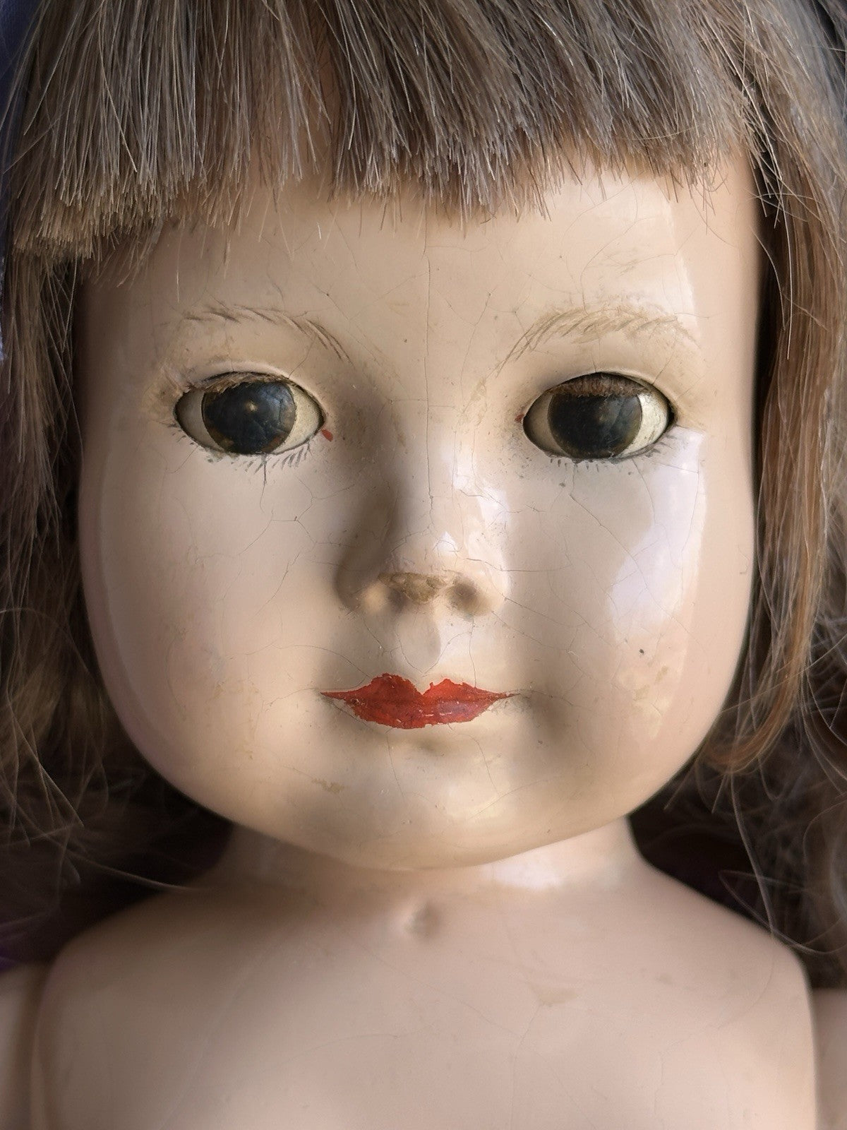 Vintage Original Dewees Cochran 17” Effanbee American Children Composition Doll