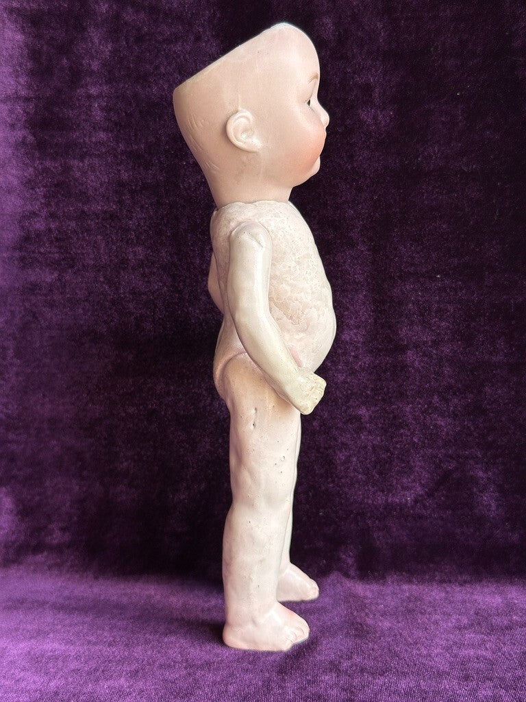 Antique German 9.5” Armand Marseille 975 Bisque Head Toddler Doll