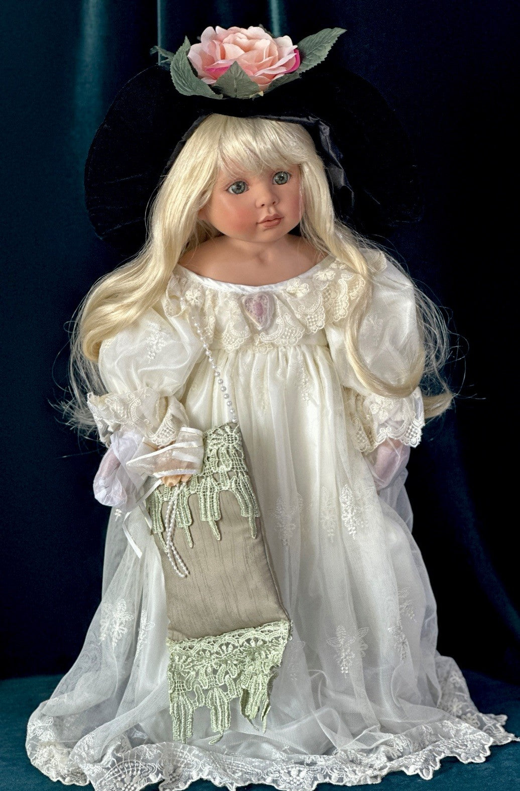 MIB 21” Vinyl Doll “Strolling Thru Time” by Linda Rick The Doll Maker LE 500
