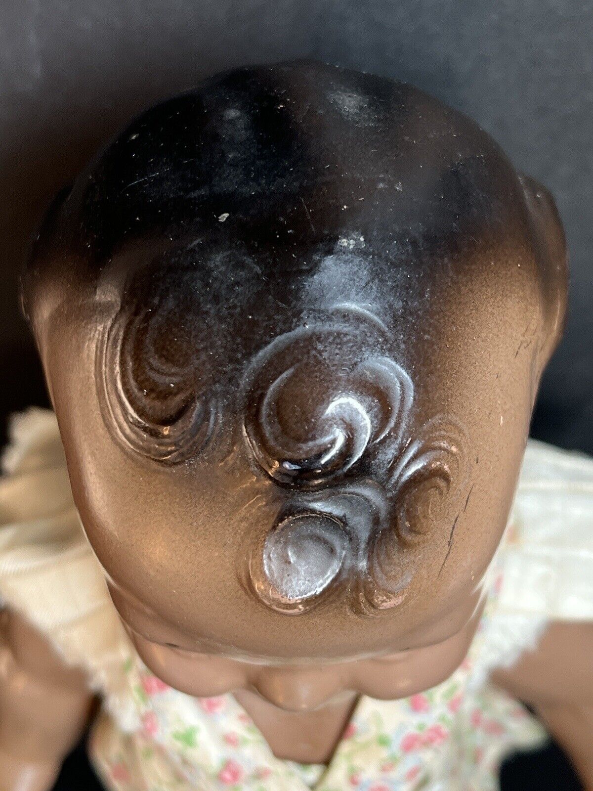 Original Vintage Composition Dark Complexion Scootles Rose O’Neill Cameo Doll