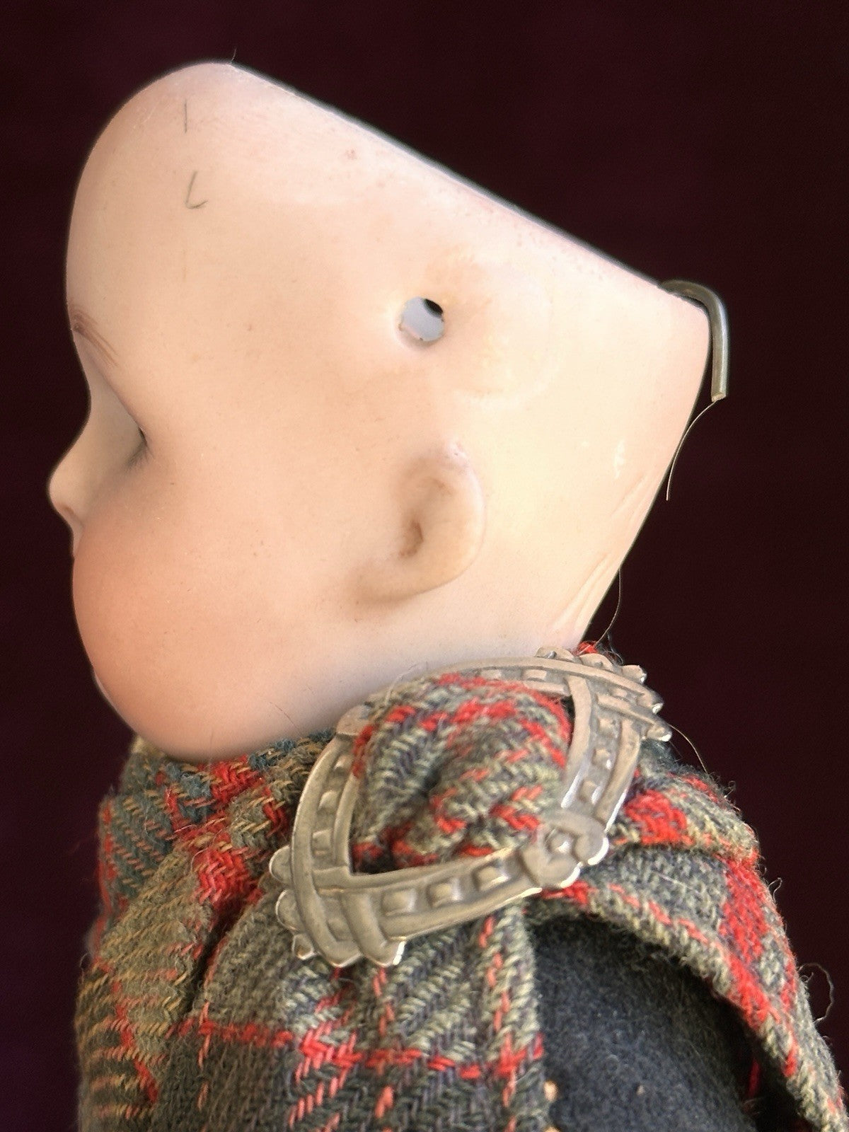 Antique German 8.75” Kammer Reinhardt Scottish Boy Bisque Head Doll