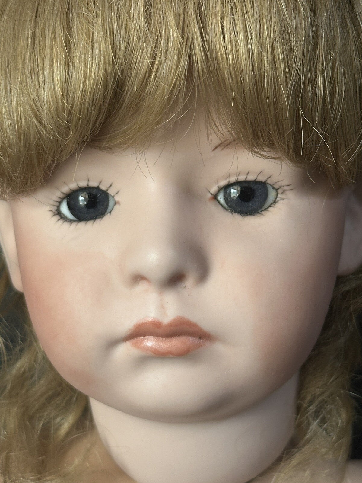 Artist Reproduction of Gebruder Heubach 7246 Pouty Face Character 19” Doll